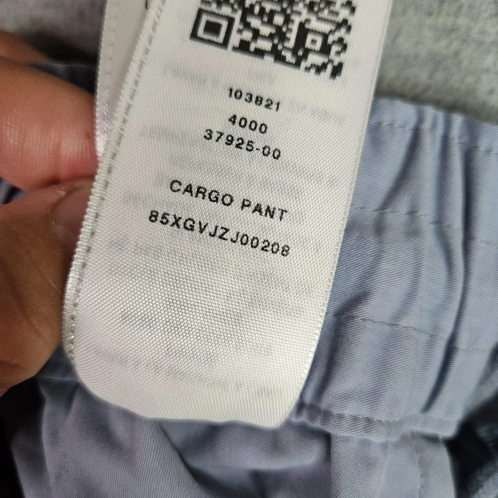 True Religion Mens Cargo Parachute Pants Lavender Wide Leg Utility Size M NWT